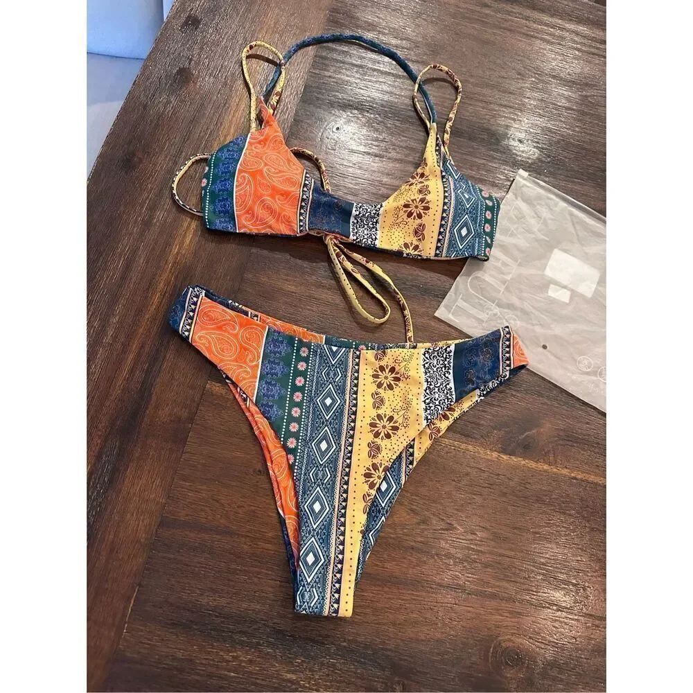 Zaful boho bikini, NWT